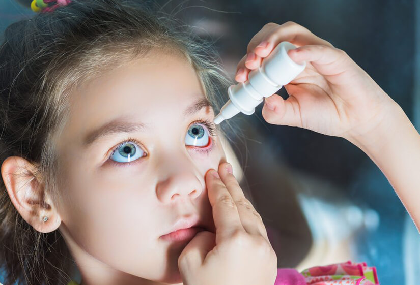 Eye infection in kids